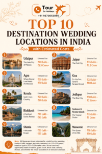 Top Destination Wedding Locations in India
