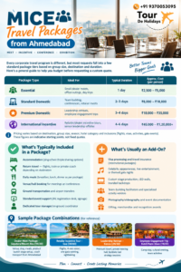MICE Travel Packages from Ahmedabad